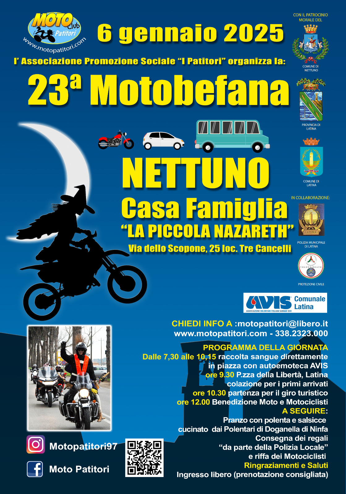 evento motobefana con motopatitori